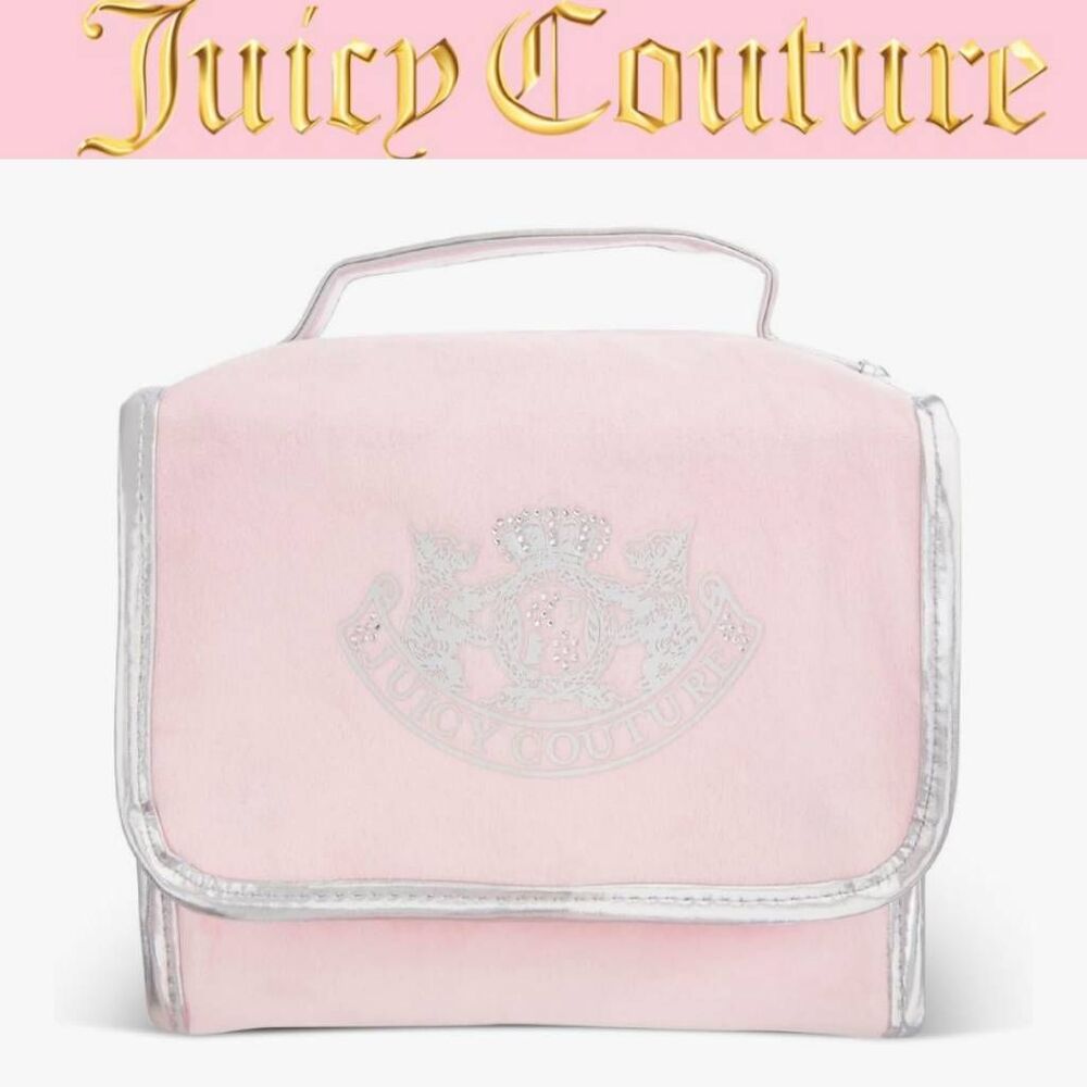 Juicy Couture Heritage‎ Velour Hanging Travel Cosmetic Case